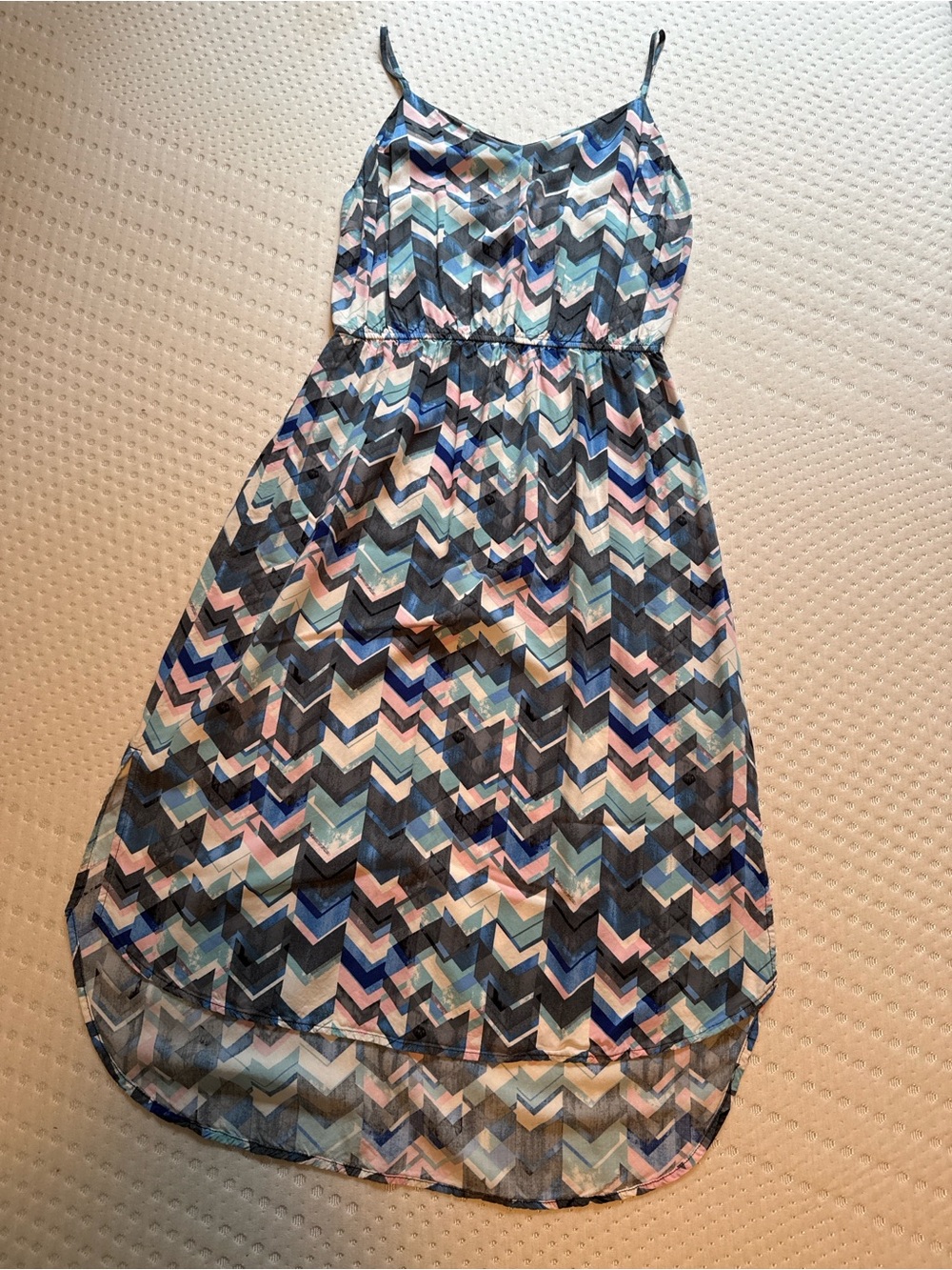 GAP Women’s Chevron Sundress in Blue and Pink